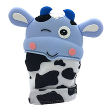 Load image into Gallery viewer, Cow Teether Mitts
