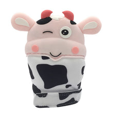 Load image into Gallery viewer, Cow Teether Mitts